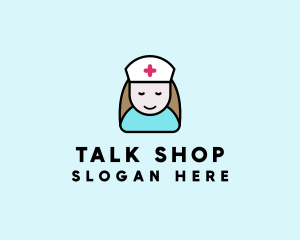 Clinic Nurse Healthcare logo design