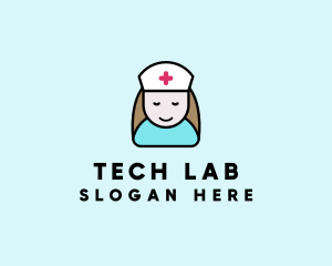 Clinic Nurse Healthcare logo design