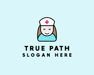 Clinic Nurse Healthcare logo design