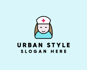 Clinic Nurse Healthcare logo design