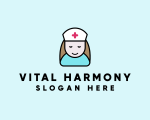 Clinic Nurse Healthcare logo design