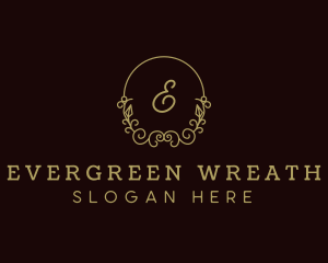 Gold Wreath Boutique logo design