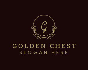 Gold Wreath Boutique logo design