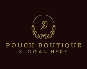 Gold Wreath Boutique logo design