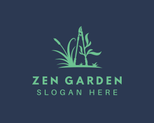 Grass Loppers Gardener logo design