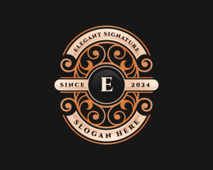 Luxury Vintage Ornament logo design