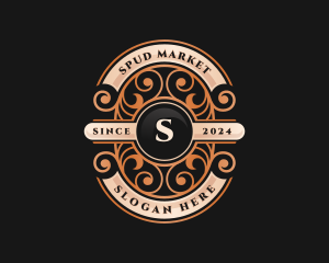 Luxury Vintage Ornament logo design