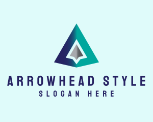 Business Arrow Letter A logo