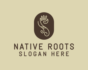 Tribal Letter S Hand logo
