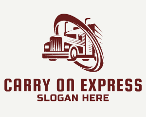 Express Trucking Courier logo design