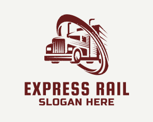 Express Trucking Courier logo design