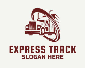 Express Trucking Courier logo design