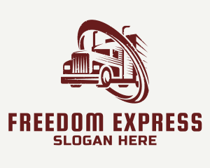 Express Trucking Courier logo design