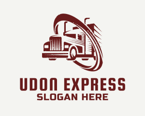 Express Trucking Courier logo design