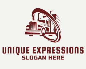 Express Trucking Courier logo design