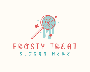 Sweet Lollipop Candy logo design