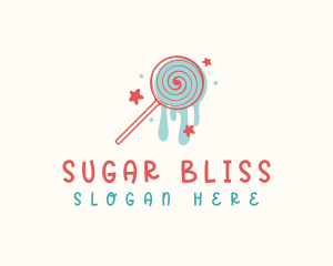 Sweet Lollipop Candy logo design