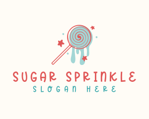 Sweet Lollipop Candy logo design