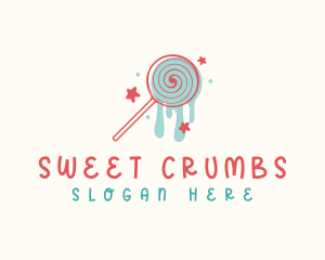 Sweet Lollipop Candy logo design