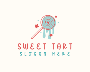 Sweet Lollipop Candy logo design