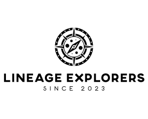 Exploration Navigation Compass logo design