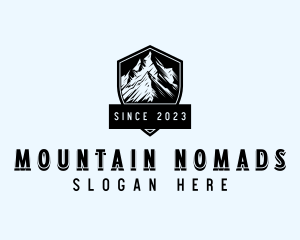 Travel Mountain Climbing logo design