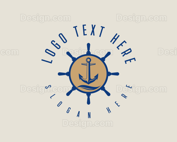 Fishing Anchor Sail Logo