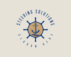 Fishing Anchor Sail logo design