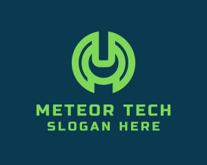 Tech Power Button logo design