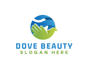 Globe Dove Charity logo design