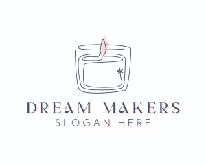 Candle Interior Designer Decor logo design