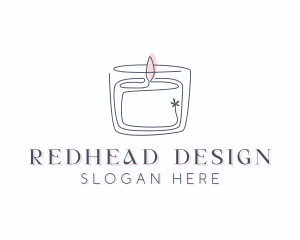 Candle Interior Designer Decor logo design