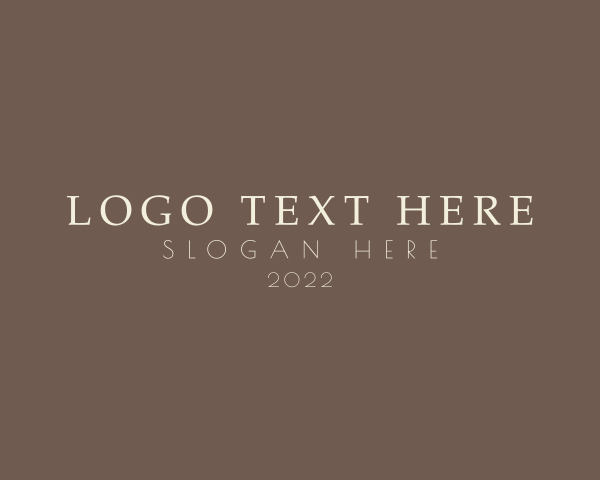 Wordmark logo example 1