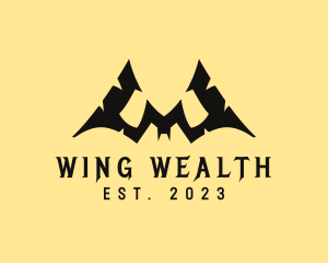 Bat Wings Letter W logo design