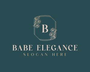 Stylish Floral Boutique logo design