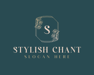 Stylish Floral Boutique logo design