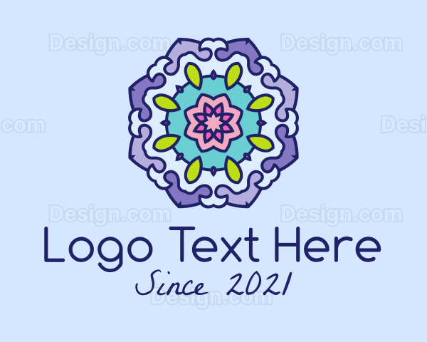 Moroccan Decoration Flower Logo