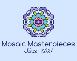 Moroccan Decoration Flower  logo design