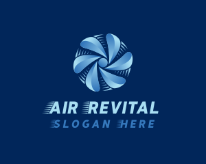 HVAC Wind Fan logo design