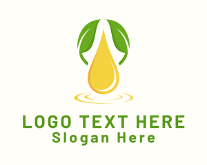 Natural Oil Droplet Logo