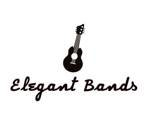 Acoustic Guitar Band logo design