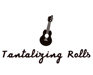 Acoustic Guitar Band logo design