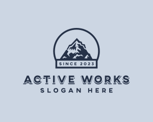 Summit Mountain Hike logo design