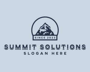 Summit Mountain Hike logo design