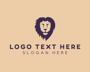 Lion - Lion Animal Safari Zoo logo design