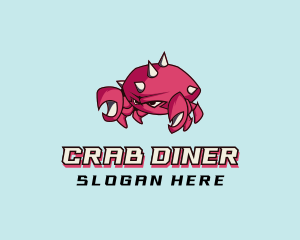 Crab Crustacean Seafood logo
