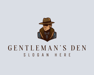 Detective Man Investigator logo design