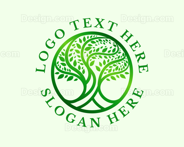 Green Tree Planting Logo