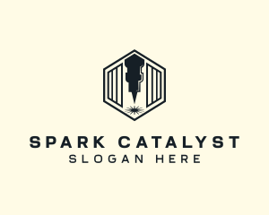 Industrial Laser Fabrication logo design