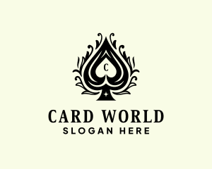 Spade Playing Card logo